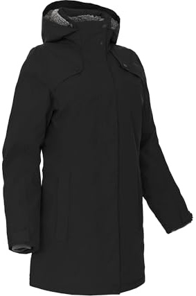 Bergson TORNIO | Damen Wintermantel, Teddy Futter, warm wattiert, 20000 mm Wassersäule, Black [900], 48 - Damen