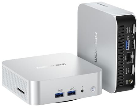 GEEKOM A7 Mini-PC, AMD Ryzen 9 7940HS (8 Kerne 16 Threads, bis zu 5,2 GHz) Mini PC 32GB DDR5 2TB SSD Mini Computer Windows 11 Pro | AMD Radeon 780M | BT5.2 | Wi-Fi 6E | 8K