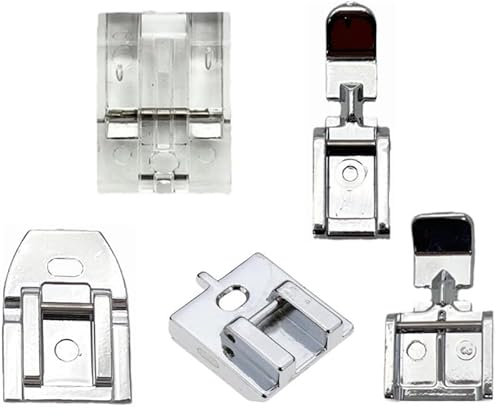 COZERI 5er Set Multifunktions Nähfuß,Nähfuss Singer,Nähfüße Reißverschluss,für Haushaltsnähmaschinen Passend für Brother Janome Singer Toyota Elna AEG