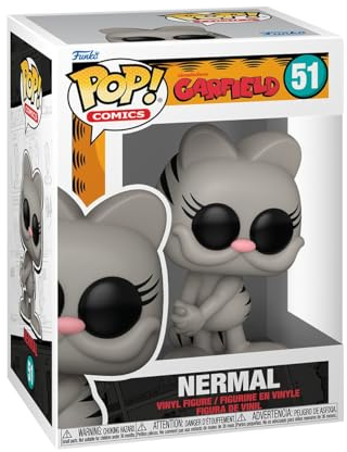 Funko POP! Comics: Garfield - Nermal | Official Cartoon/Animation Merch - Collectable Vinyl Figurine for Shelf Display - Birthday Gift Idea for Fans and Collectors