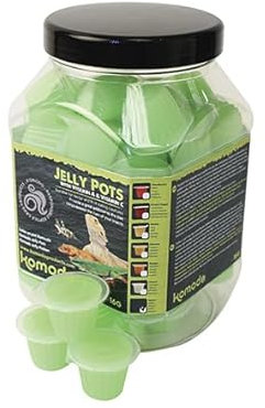 Komodo Jelly Pots Melon Jar for All Types of Feeder Insects & Reptiles Nutrient Rich Insect Feed Vitamin Boost Natural Safe Healthy Treat
