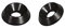 Rosetten Vollmetall für Senkkopfschrauben M3 M4 M5 M6 M8 Edelstahl Schwarz (10, M 6)