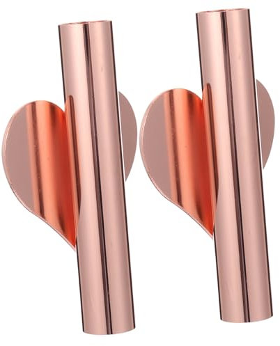 Levemolo 2stücke Kreative Wandvase Einfach Zu Montieren Für Zimmerpflanzen Und Wanddekoration Dekorativer Blumentopf Für Wohnräume Und Roségoldene Herzform