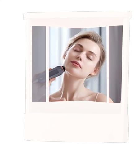 True Mirror | Hochpräzise Reflektoren, echtes Bild, nicht umgekehrter Spiegel | eleganter und stilvoller nicht umgekehrter Spiegel | Kosmetik-Standspiegel | Make-up-Spiegel für echtes Bild,
