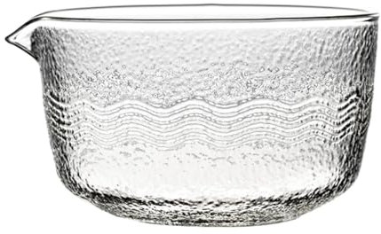 Qianly Ciotola chawan in Vetro per Matcha, Tazza da tè Verde per Cerimonia, Style B