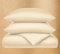 Seralino Mako Satin Bettwäsche 200x200 Creme (Bio-Baumwolle, ungefärbt mit sichtbaren Baumwollsamen) | Bettwäsche Set 200x200 + 2X 80x80 Kissen | Satin Bettwäsche einfarbig | Hotelqualität