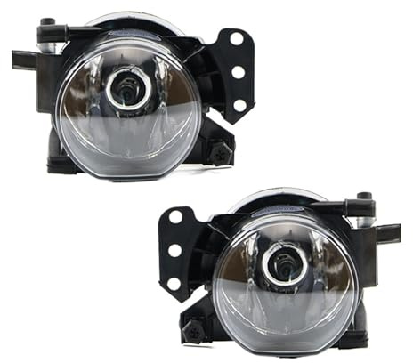 Für BMW 3 5 6 Serie E60 E61 E90 E91 323I 325I 525I Nebelscheinwerfer Lampengehäuse Linse Klar Auto Nebelscheinwerfer Montage mit Glühbirnen Auto Nebelscheinwerfer