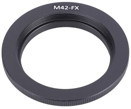 Plyisty Kamera -Objektivadapterring, Kompatibel mit M42 Schraubenhalterungs -SLR -Objektiv auf Fuji FX -Mount -Kameras