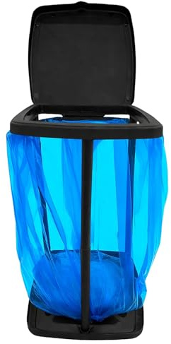 CYchen Soporte Grandede para Bolsas con Tapa Basculante, Cubo de Basura Estable para Cocina 25-120 Litros, Contenedor para Botellas Retornables, Genéricas y Comerciales