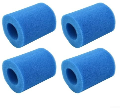 URPIZY Cartuccia filtro piscina tipo II riutilizzabile 58094 filtro in schiuma per Intex per purespa per Lay Z Spa per pompa pulizia piscina giardino