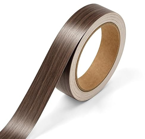 BroLuka Self-Adhesive Edge Banding, 18mm, Brown for Kitchen Cabinet