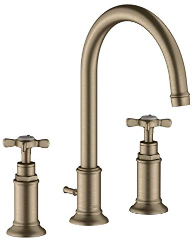 Hansgrohe 16513820 Axor Montreux 3-Loch Waschtisch Armatur DN 15, brushed nickel
