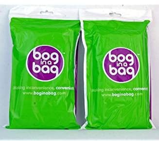 Boginabag Genuine Bog in a Bag Refill Pack (5 Bags per Pack) - Suitable for Camping, Festivals, Fishing & Travelling (TWIN PACK)