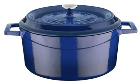 CASSEROLE ROND 240 MM 4.50 LTR LVYTC24K2B BLUE/BLACK
