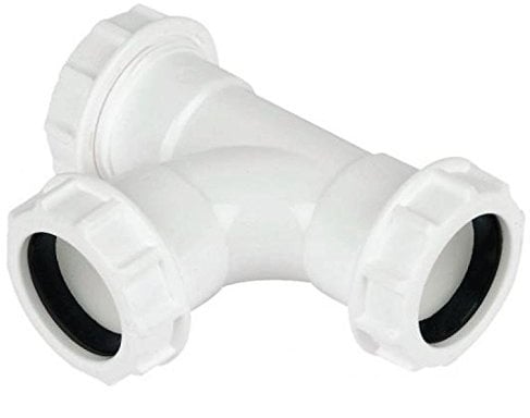 FLOPLAST 32mm Compression Waste Tee - White