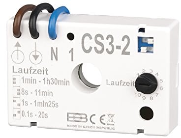 Elektrobock CS3-2 Treppenlicht Nachlaufrelais Unterputz, weiß