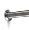 SO-TECH® Edelstahl Schrankstange 1000 mm RUND Ø 25 mm mit 2 Stück Schrankrohrhalter CIRCLE rostfrei/Schrankrohr/Garderobenstange/Möbelstange/Design trifft auf Funktion
