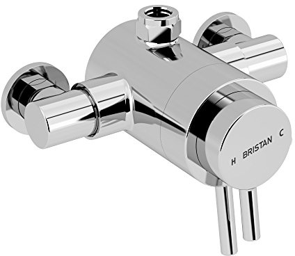 Bristan PM2 CSHXTVO C Prism Exposed Concentric Top Outlet Duschventil, Chrom