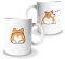tassenprinter Corgi Tasse/Welsh Corgie Tasse 300ml Keramik Kaffee-Tasse als Geschenk für Hunde-Fans Mamas Liebhaber lustige und süße Spruchtasse Geburtstag (Corgi-Wuff)