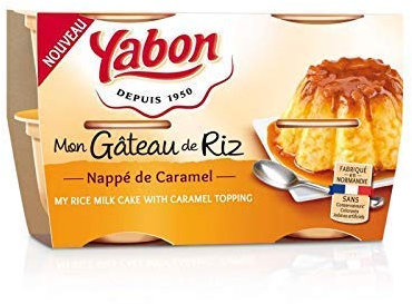 YABON - Gâteau Riz Caramel 600G - Lot De 4 - livraison offerte
