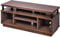 Iris Ohyama, Porta TV/Mobile TV/TV Porta TV in legno/Porta TV con 5 ripiani aperti/TV fino a 43, Legno massello, fori passacavi, Ufficio, Soggiorno - TV Cabinet Middle OTS-100M - Marrone