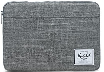 HERSCHEL 11116-00919 ANCHOR SLEEVE 14 INCH MACBOOK PRO 13 (UNTIL 2015)/MACBOOK RAVEN CROSSHATCH Unisex - Adult One Size, Raven Crosshatch, PC Case