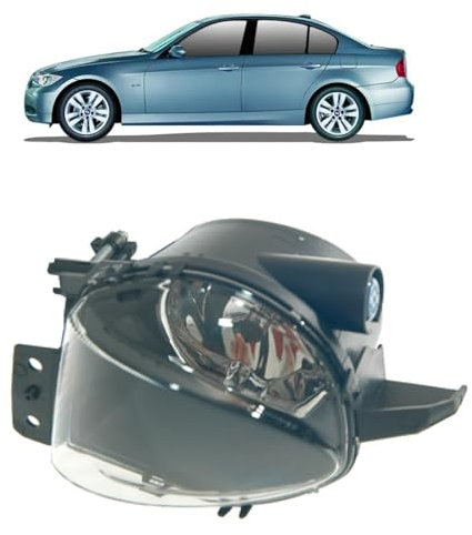 DM Autoteile 107931 Nebelscheinwerfer Nebelleuchte Nebellicht NSW links kompatibel für BMW 3er E90 Touring E91