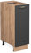 Vicco Armario de Farmacia Fame-Line, Antracita-Oro/Roble Dorado, 30 cm sin encimera