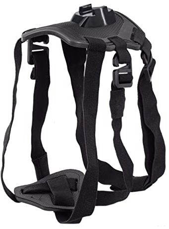 Hundegeschirrhalterung für Gopro, weiches und verstellbares Hundegeschirr Gopro für große, mittelgroße und kleine Hunde kann zur Brust- und Rückenfixierung verwendet Werden Geeignet