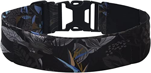 Dia-Belly Belt - Cinturón ajustable para bombas de insulina con aberturas para mangueras, deportes, viajes y dormir (M/L (82-120 cm)