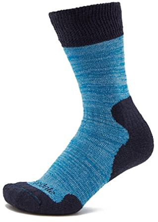 Bridgedale EXPLORER Women's Heavyweight Merino Comfort Boot Sock Wool Fusion Technology Cold Environments Heavyweight Cushioning Mountain Climbs Trail Walks Moisture Wicking