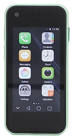 Mini Teléfono Inteligente Desbloqueado, SOYES XS13 WiFi GPS Teléfono Móvil con Pantalla HD de 2,5 Pulgadas, Tarjetas SIM Duales 1GB RAM 8GB ROM CPU de Cuatro Núcleos Smartphone de (Verde)
