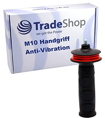 Trade-Shop M10 Handgriff Seitengriff Antivibration für kleine Winkelschleifer (115mm, 125mm), Ersatz für Bosch 2 608 900 000/2.608.900.000