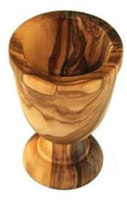 D.O.M. Lot de 2 coquetiers rustiques en bois d'olivier