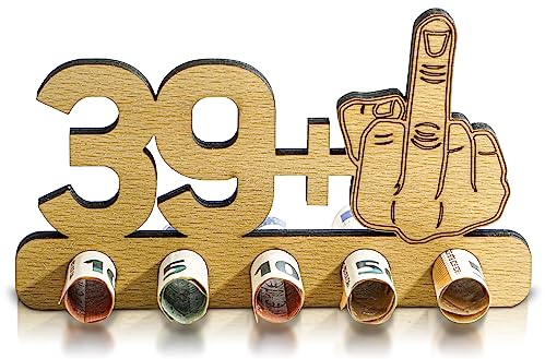 Munera Design - lustiges zum 40. Geburtstag Geld-Geschenk Holz