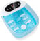 HOMASIS Bain de Pied Massant Chauffant Electrique avec Bulles d'Air Chaud, 500W Spa Appareil de Massage Réglage de la Température & Minuterie, Massage des Pieds Relaxant avec Fonction Hydromassage