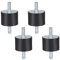 KOMUNJ 4 Pieces M8 Shock Damper Rubber Mount Anti Vibration Rubber Mount Shock Damper, for Air Compressors Diesel Engines Gasoline Engines Water Pumps(30 * 20, M8*23)