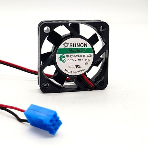 CYRMZAY Ventilador Compatible para SUNON MF40102VX-Q00U-A9D 24V 1.44w 4010 2-Wire cooling Ventilador