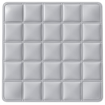 DEZYPZAM Sitzkissen - Cooling Gel Mat, Gel Sitzkissen, Sommer Selbstkühlende Memory Sitzkissen, Gel Sitzkissen für Rollstuhl Kissen/Auto/Büro/Haus (Grau)