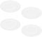 Set de 4 Platos de Porcelana Urban de 27cm LLano, Vajilla Redonda, Blanca, Apta para lavavajillas y microondas