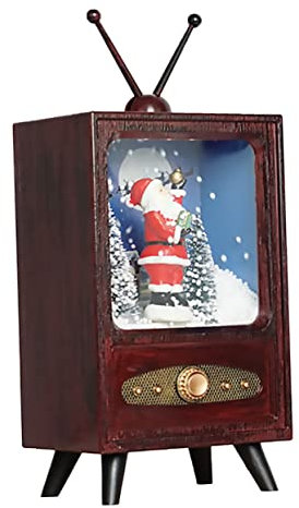 IMIKEYA Mini-Fernseher Retro-Desktop-tv Weihnachtsdekoration Heimdeko-Fernseher Dekoration Nachttisch Bücherregal Fensterbank Tisch Auto Geschenk Weihnachten Geburtstag Muttertag Foto Requ