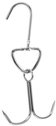 Amosfun Fleischhaken Bratenhaken Edelstahl Für Fleischverarbeitung Und Metzgereien Bratenhaken Wursthaken Aufhängehaken Für Grill Trocknen Und Räuchern