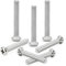 M4 (4mm x 70mm) Machine Screws Pan Phillips Cross Head Machine Screw Fasteners Bolt Set 30pcs