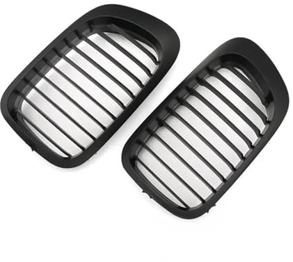 Auto Front Mesh Grille Für E46 325CI 330CI Coupe 1999 2000 2001 2002 Mattschwarzer Kühlergrill