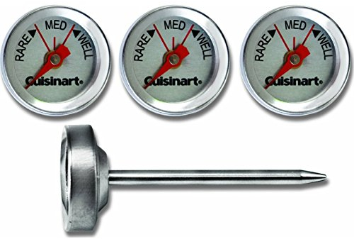 Cuisinart Outdoor Grilling Steak Thermometers, Set of Four
