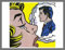 Germanposters Roy Lichtenstein Poster Kunstdruck Thinking of him Bild mit Alu Rahmen in Champagne
