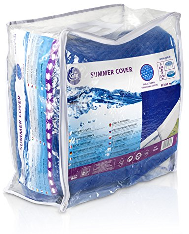 Gre CV300 - Sommerbezug für Rundbecken von 300 cm im Durchmesser, Farbe blau