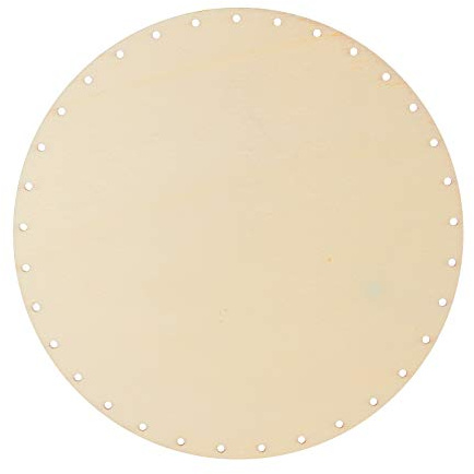 VBS Peddigrohr-Boden Rund 3.0 mm Stärke Sperrholz ideal für Bastelprojekte und DIY Arbeiten Ø 17 cm