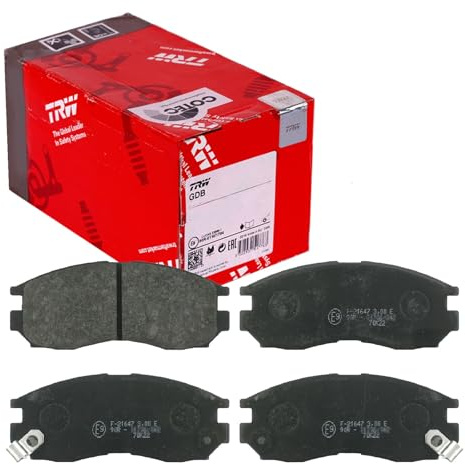 TRW GDB1128 Brake Pad Set of 4 Compatible for Mitsubishi Galant VIII (EA_) 1996-2004 Front Axle and Other Vehicles
