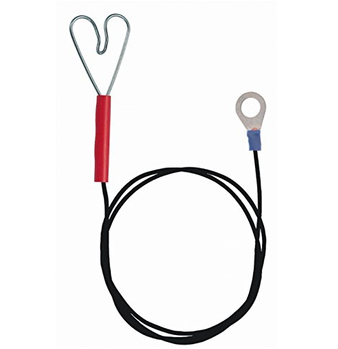 Zaunanschlusskabel Super schwarz Herz/Öse Weidezaun Zubehör